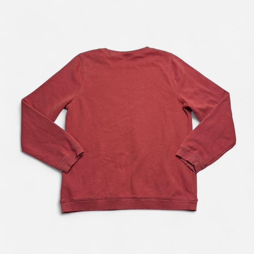 The North Face Youth Crewneck Sweatshirt Pullover Pink Fleece Size Large 14/16 - Picture 2 of 5
